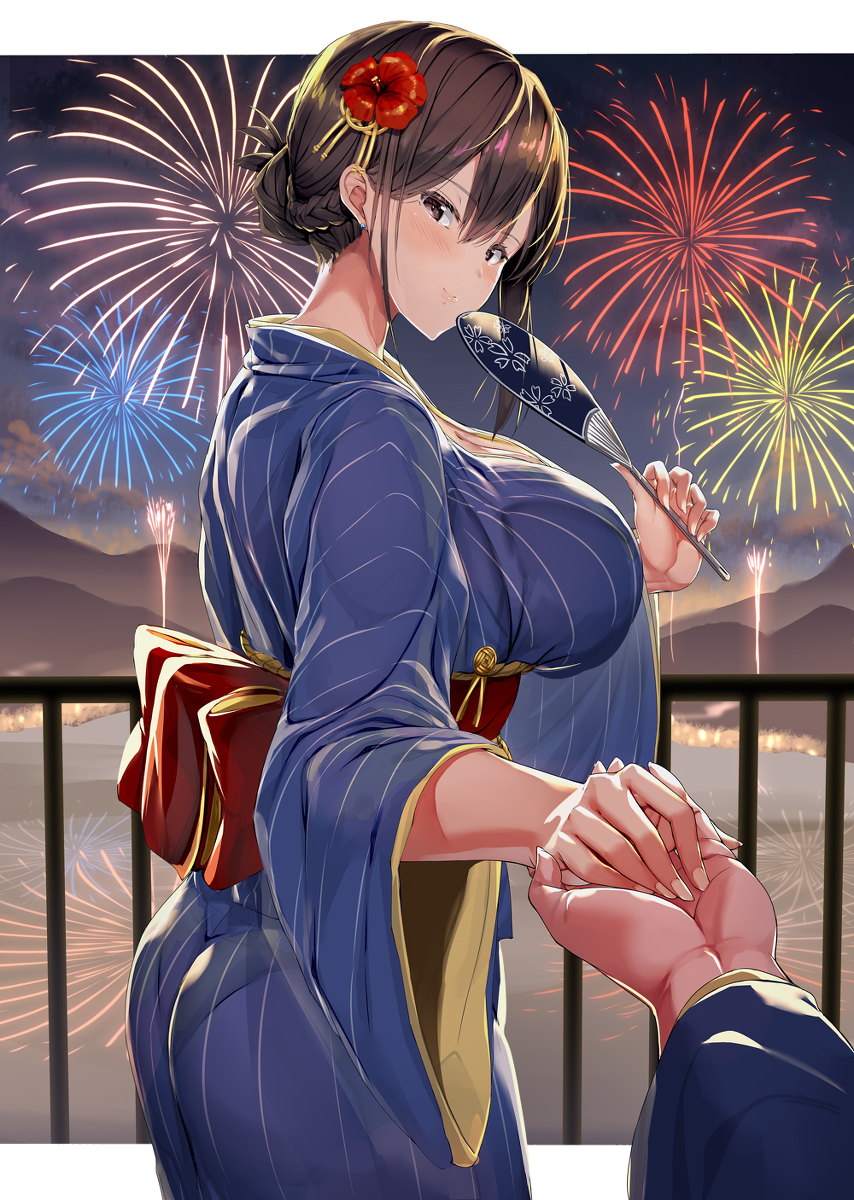 This is a pixiv picture whose title is 思い出の夏.