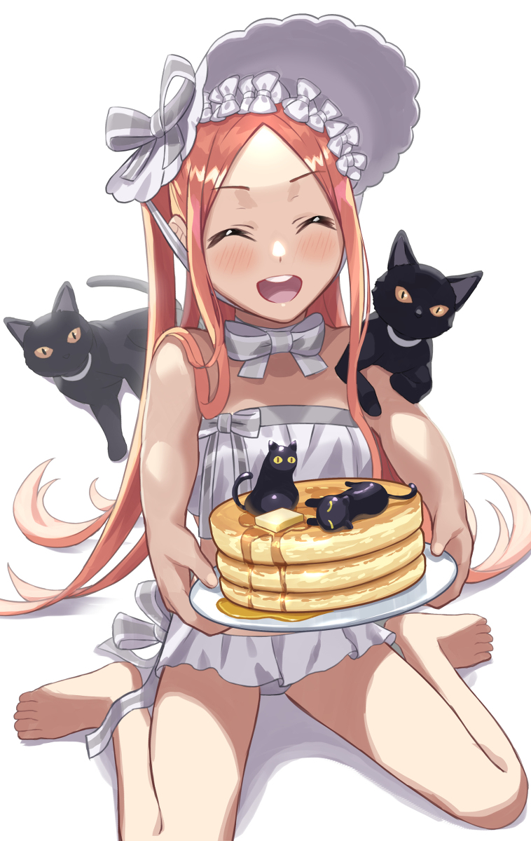 This is a pixiv picture whose title is クロネコのパンケーキできあがりっ♪.
