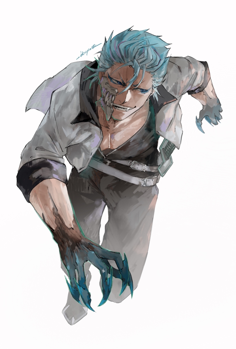 This is a pixiv picture whose title is 第6十刃グリムジョー・ジャガージャック.