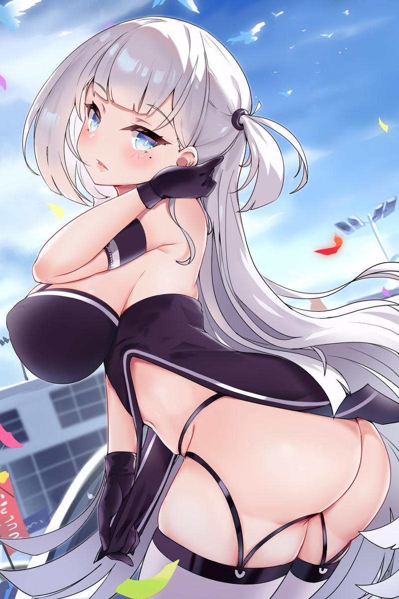This is a pixiv picture whose title is 翔鶴(アズールレーン).
