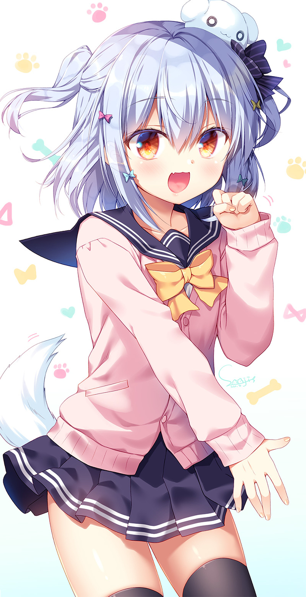 This is a pixiv picture whose title is わんたま～！.