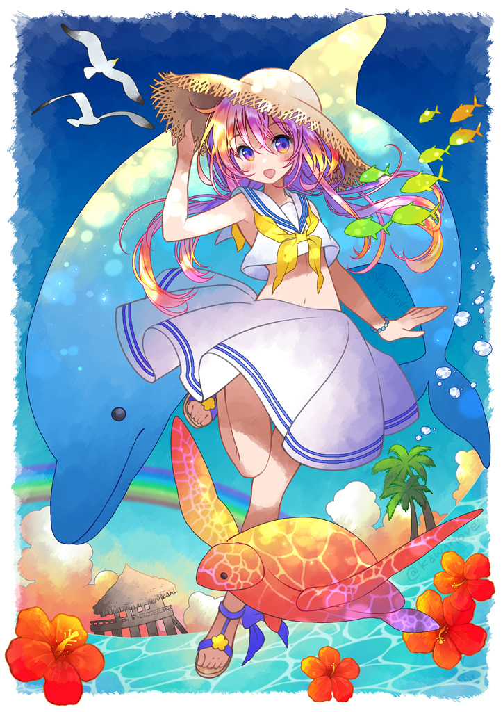 This is a pixiv picture whose title is 2020夏.