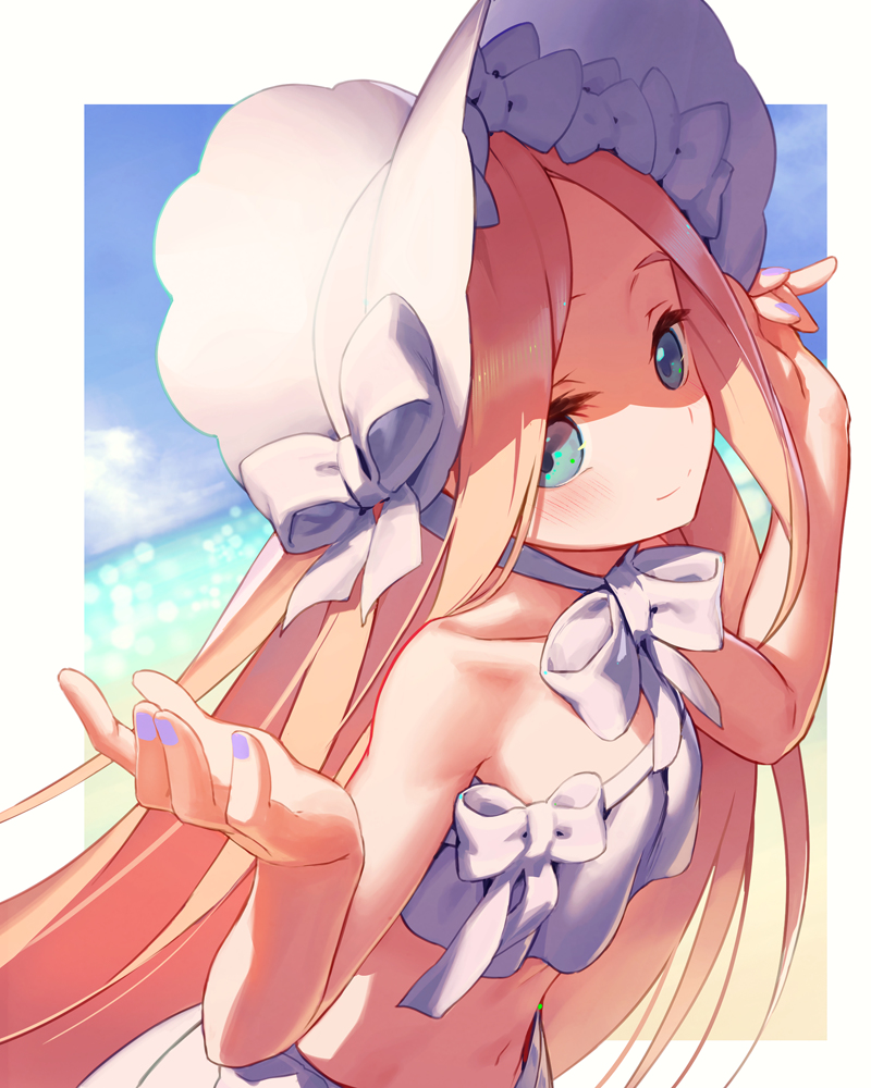 This is a pixiv picture whose title is 水着アビー.