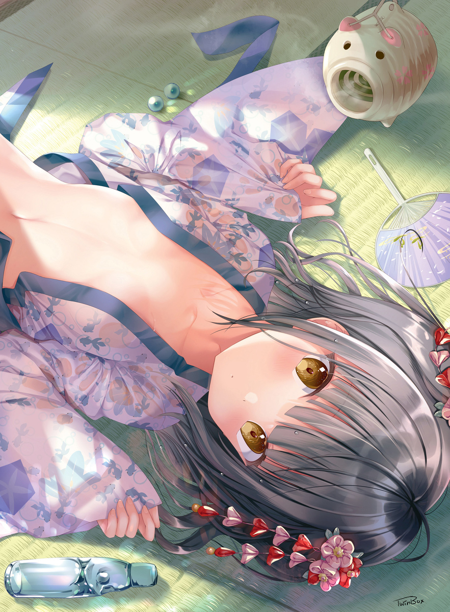 This is a pixiv picture whose title is べ、別にそんな暑いわけじゃないから...！.