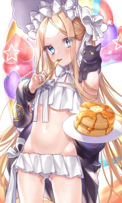 This is a pixiv picture whose title is はむっ🥞.
