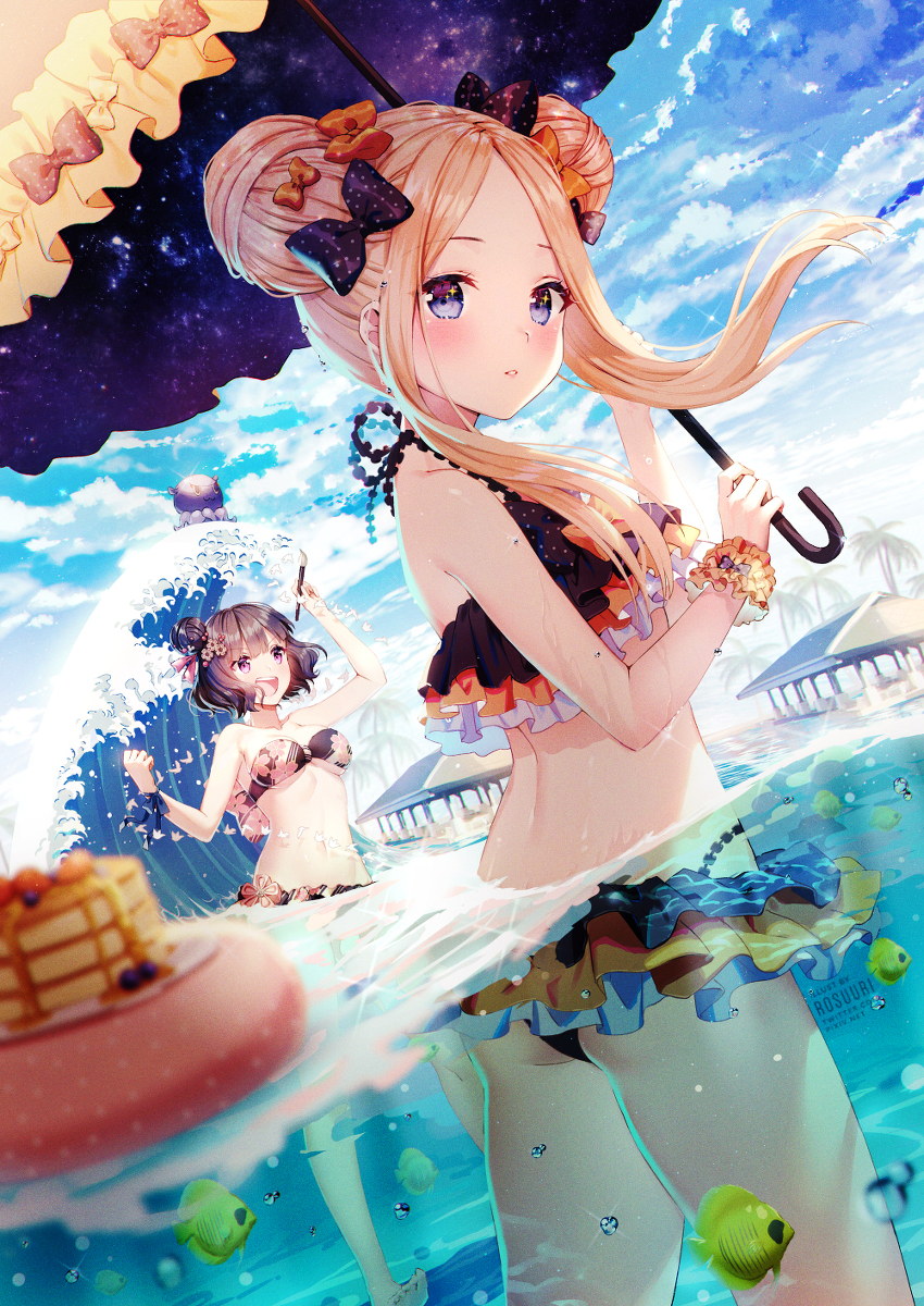This is a pixiv picture whose title is 「パンケーキ…！」.