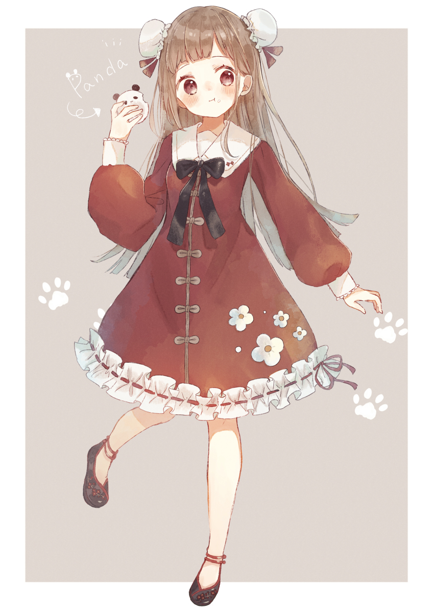 This is a pixiv picture whose title is PANDA🐼🐾.