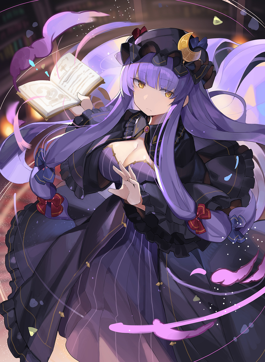 This is a pixiv picture whose title is 黒曜パチェ.
