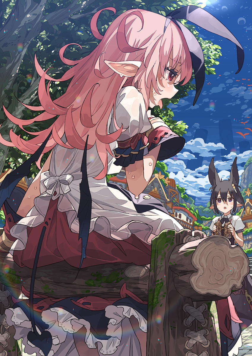 This is a pixiv picture whose title is あ" つ" い" ～.