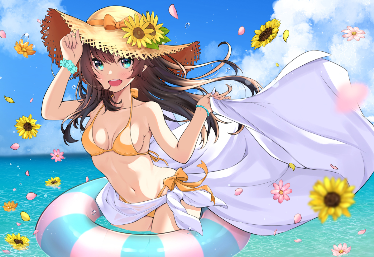 This is a pixiv picture whose title is JD夏色まつりちゃん!.