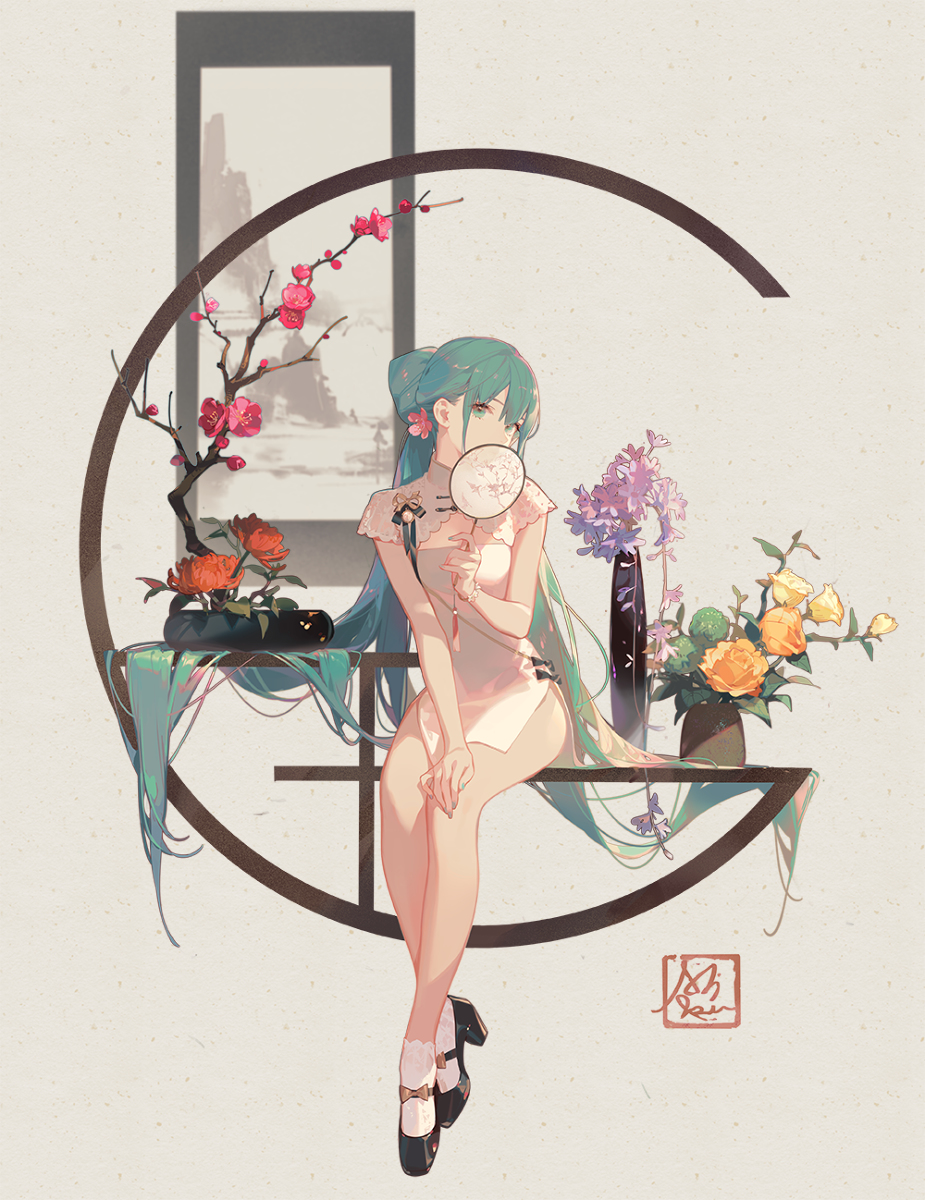 This is a pixiv picture whose title is 韶华.