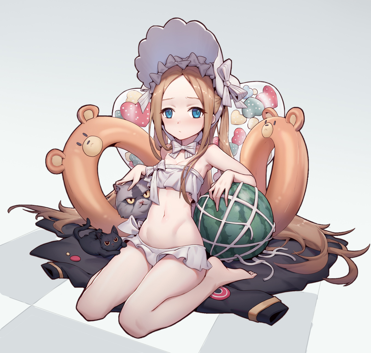 This is a pixiv picture whose title is 水着アビーちゃん.