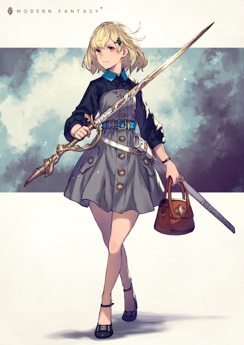 This is a pixiv picture whose title is Modern Fantasy+.