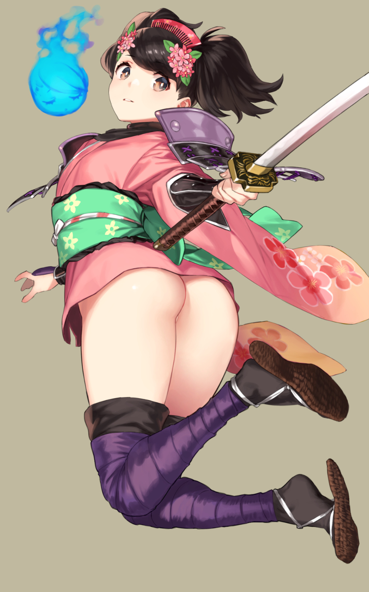 This is a pixiv picture whose title is 百姫.
