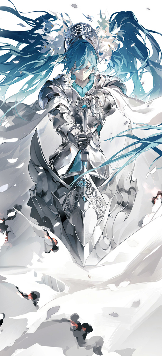 This is a pixiv picture whose title is Knight.