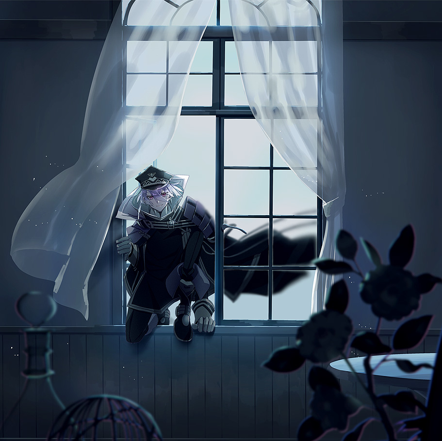 This is a pixiv picture whose title is こんばんわ.