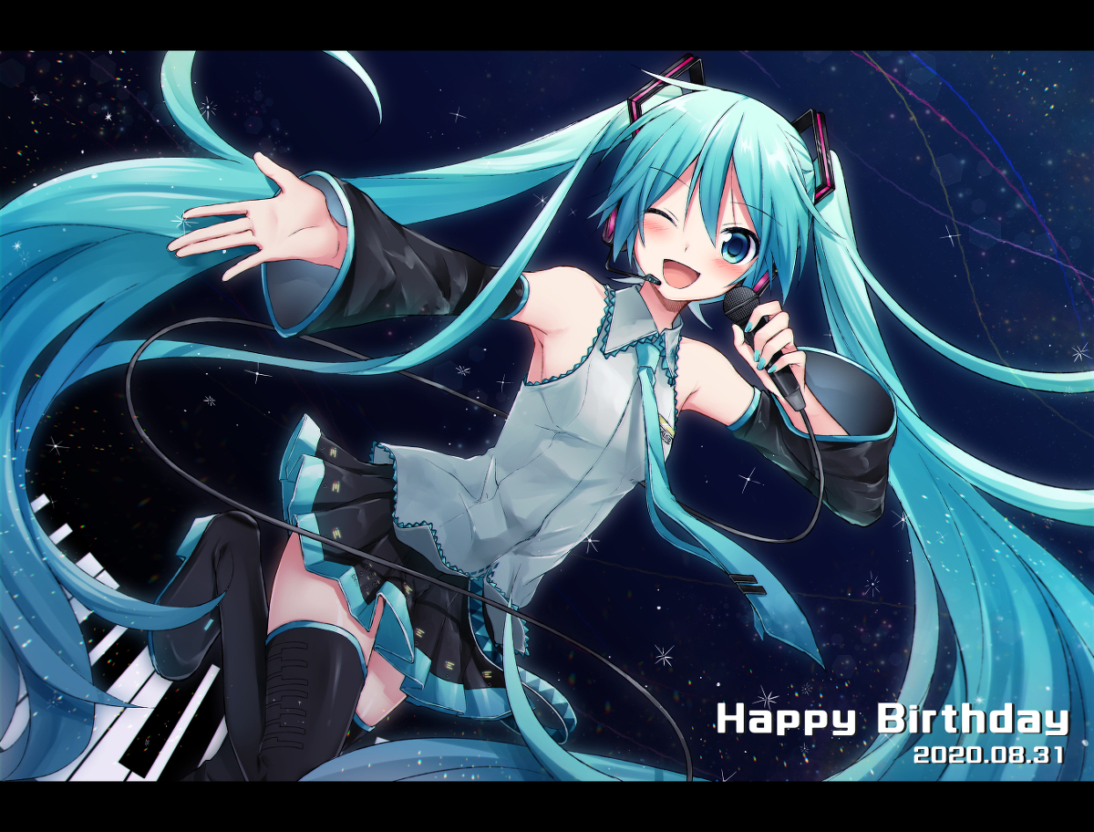This is a pixiv picture whose title is 変わらぬ歌声を.