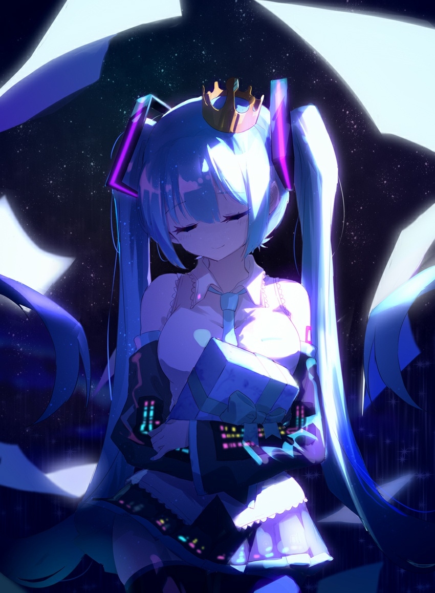 This is a pixiv picture whose title is 初音ミク.