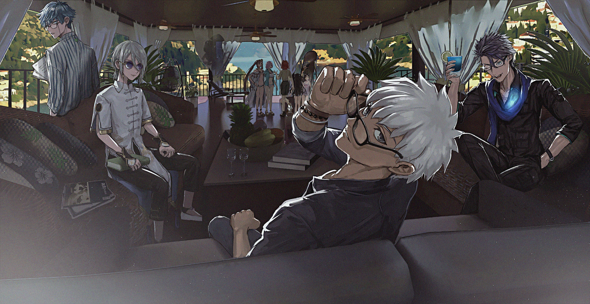 This is a pixiv picture whose title is 夏の夢.