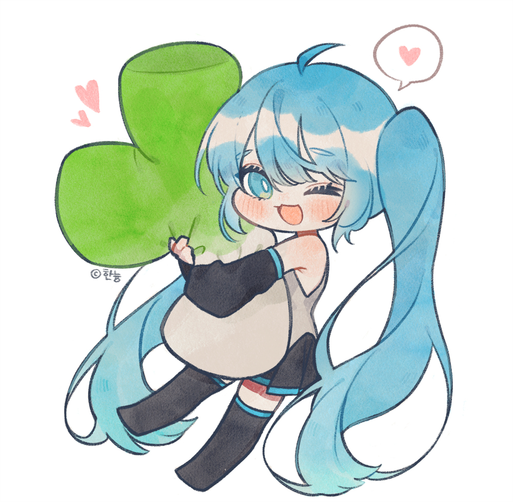 This is a pixiv picture whose title is HBD MIKU.