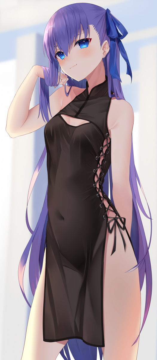 This is a pixiv picture whose title is チャイナドレス　メルトリリス.