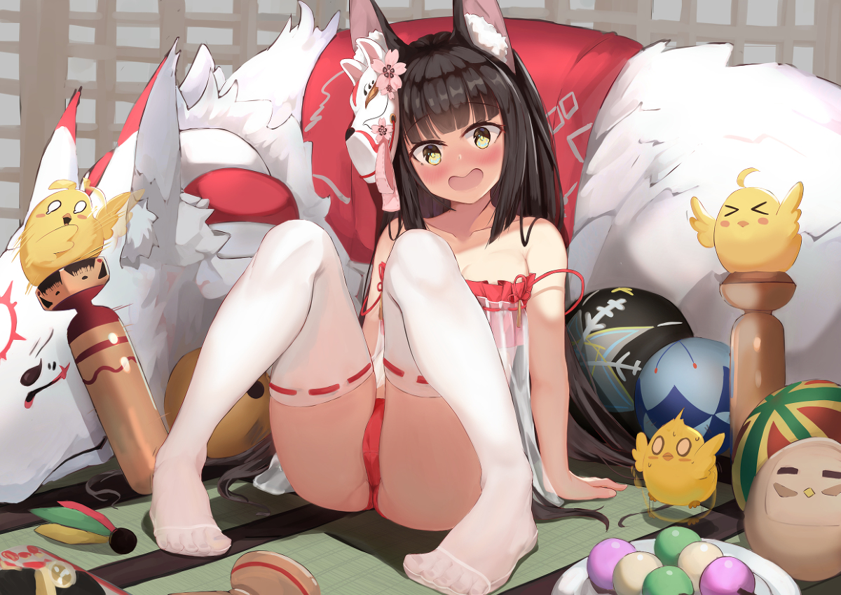 This is a pixiv picture whose title is 長門(アズールレーン).