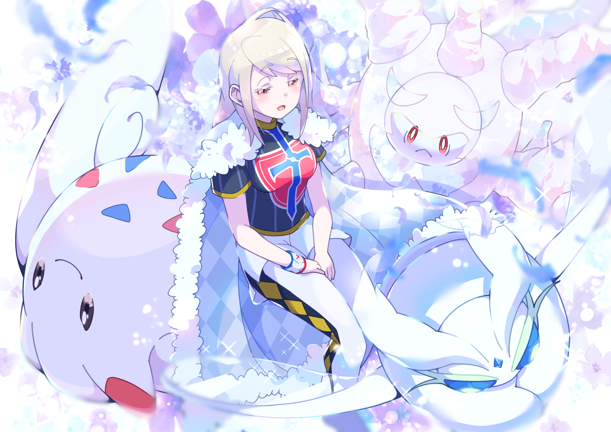 This is a pixiv picture whose title is 【ポケモン剣盾】純白の女王.