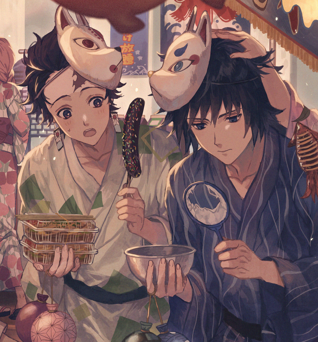 This is a pixiv picture whose title is きめつ.