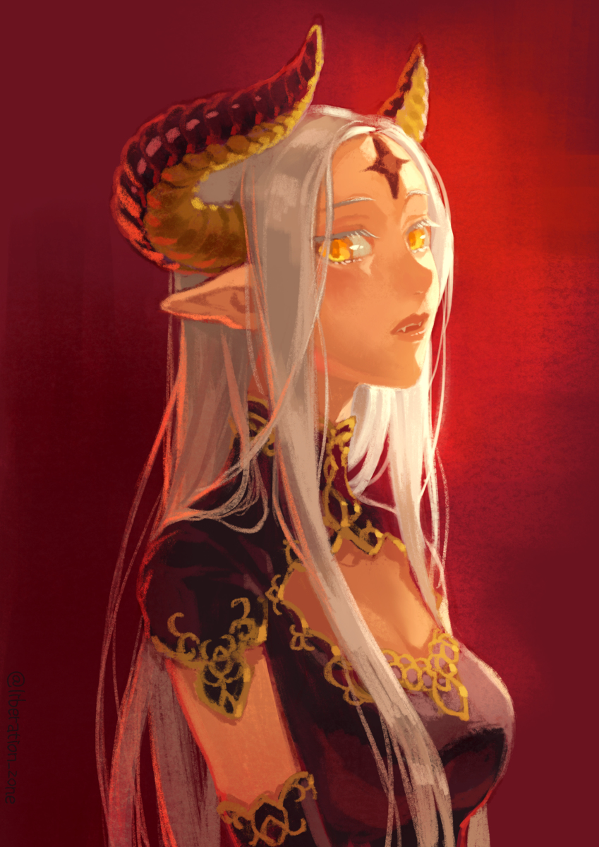 This is a pixiv picture whose title is 竜の娘.