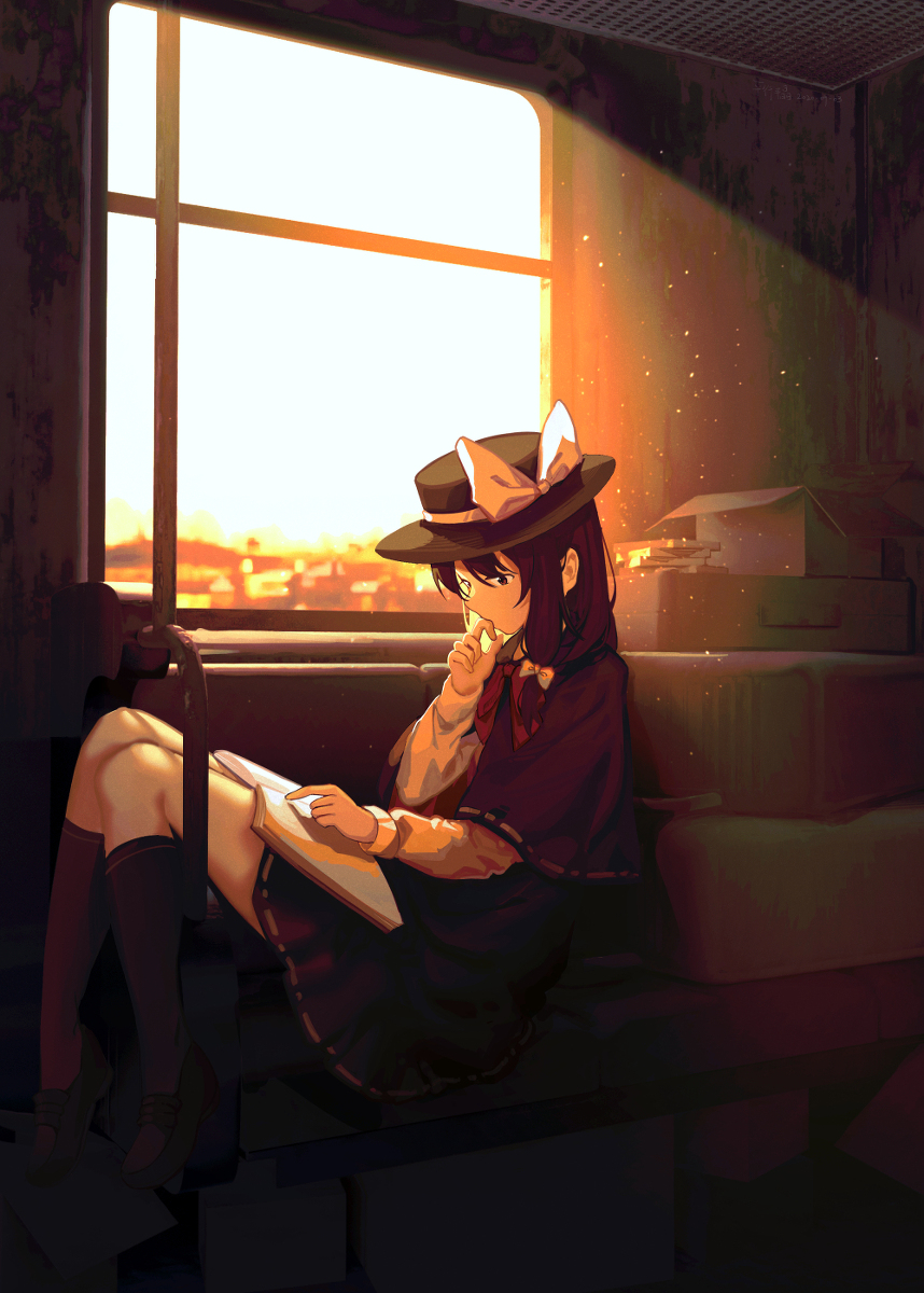 This is a pixiv picture whose title is 移动.