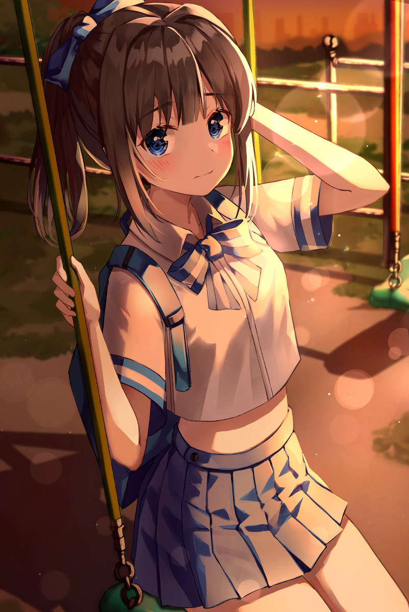 This is a pixiv picture whose title is ・・あのね.