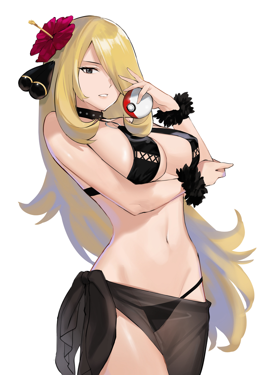 This is a pixiv picture whose title is Summer Cynthia.