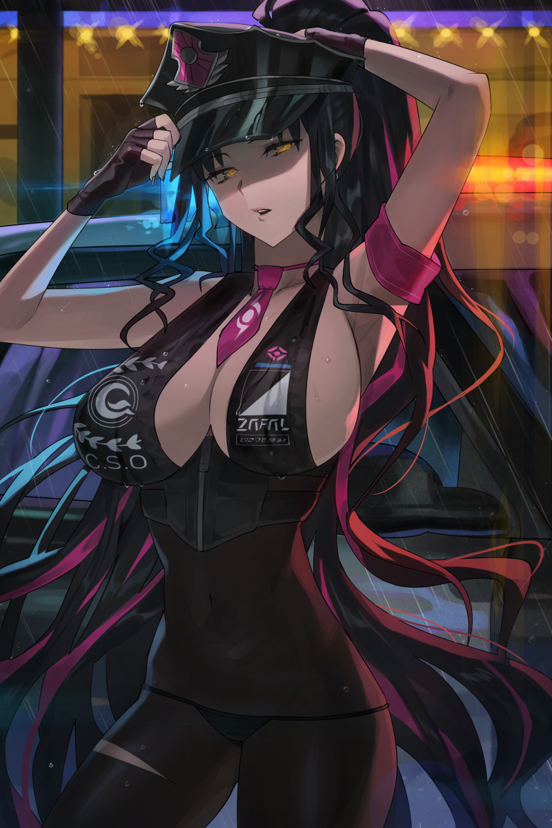 This is a pixiv picture whose title is キアラがあなたを検問する.