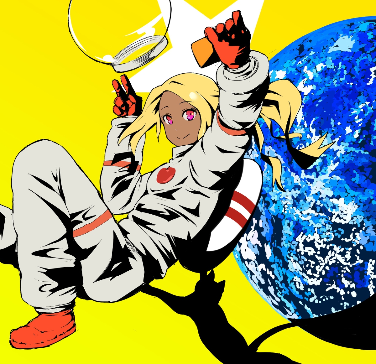 This is a pixiv picture whose title is スペースキトゥン.