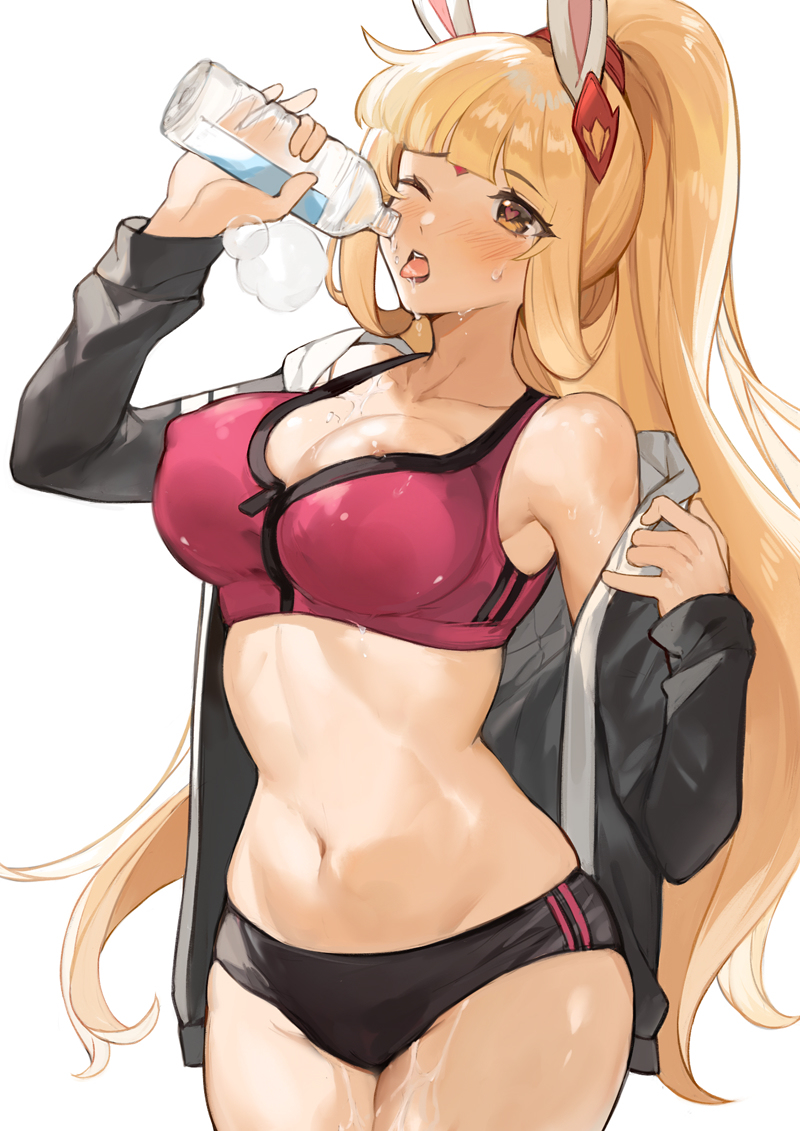 This is a pixiv picture whose title is 汗水.