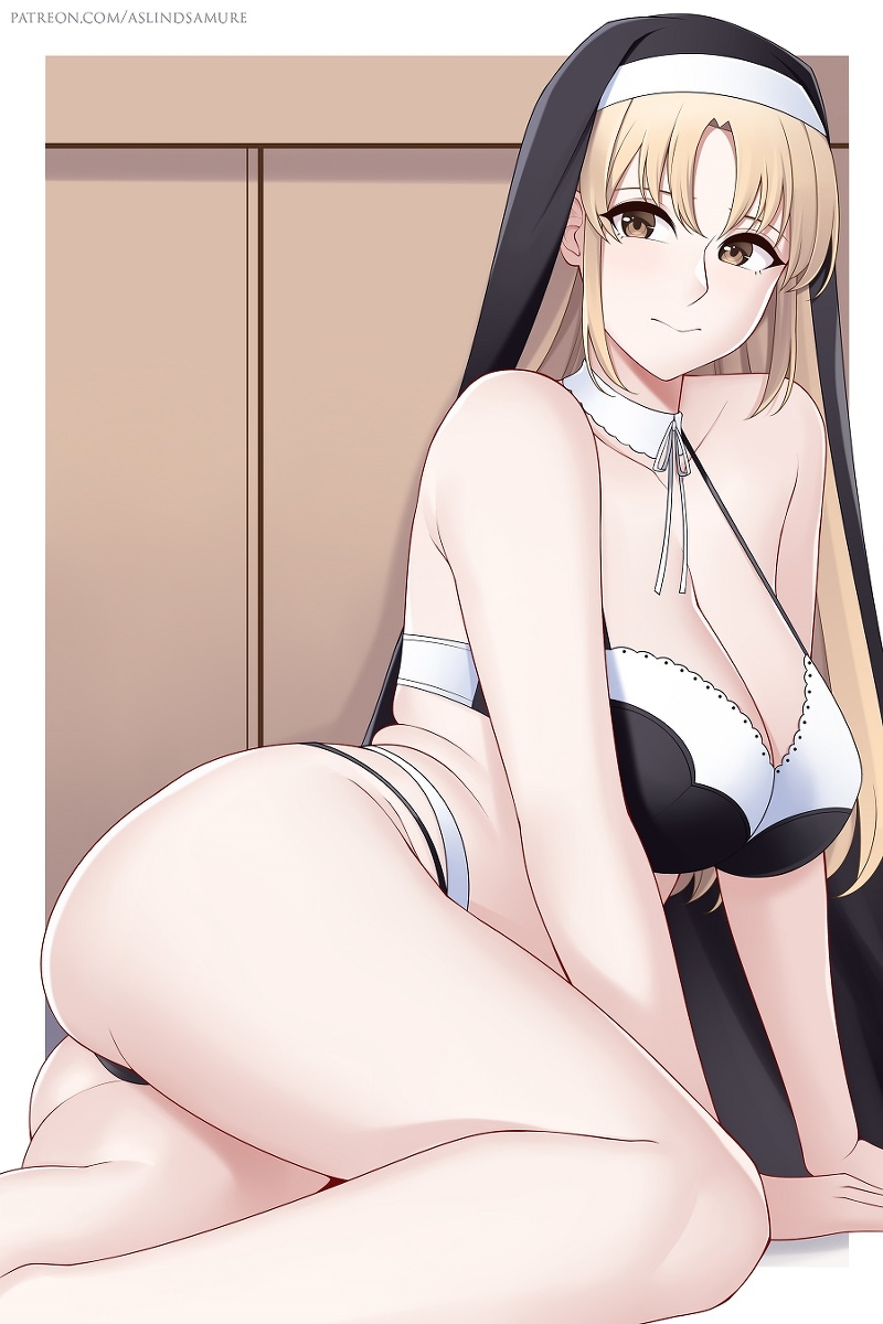 This is a pixiv picture whose title is Sister Cleaire (Nijisanji).