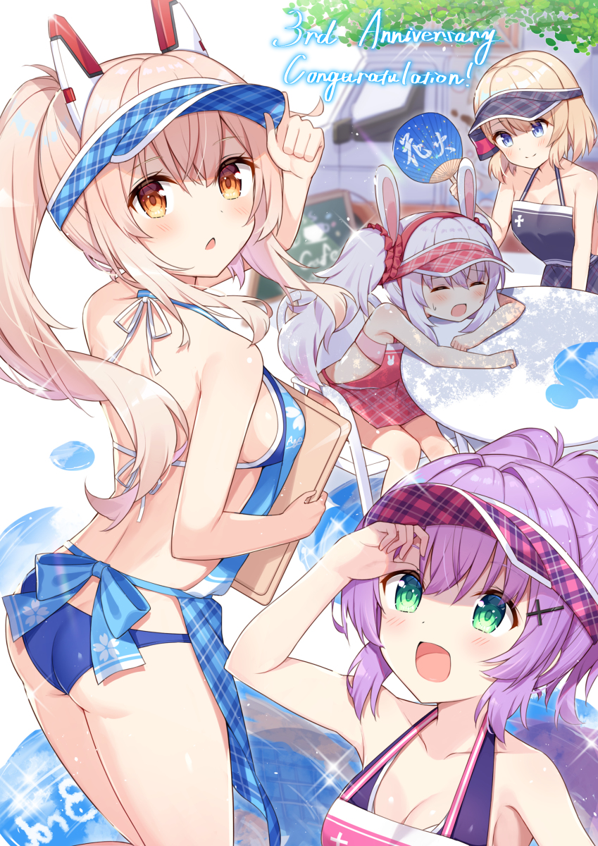 This is a pixiv picture whose title is 祝3周年！.