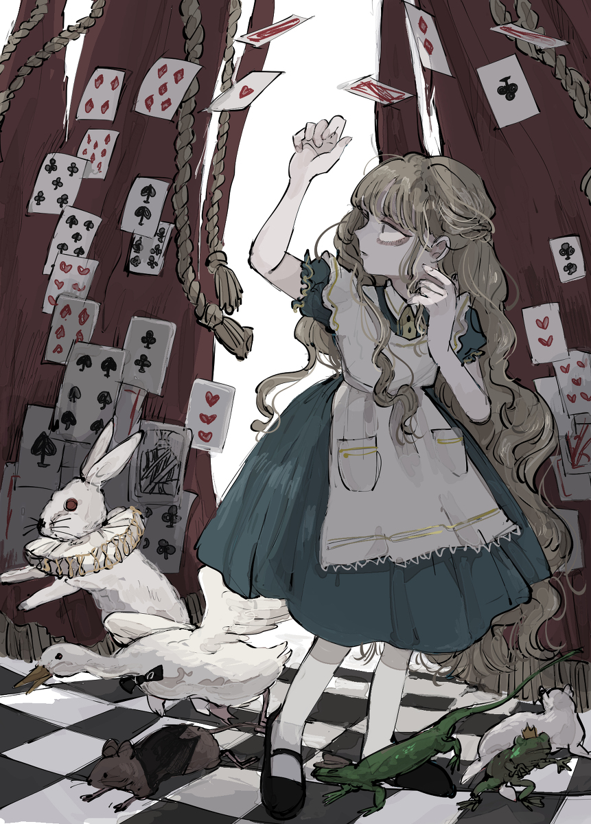 This is a pixiv picture whose title is バイバイ、おとぎの国.