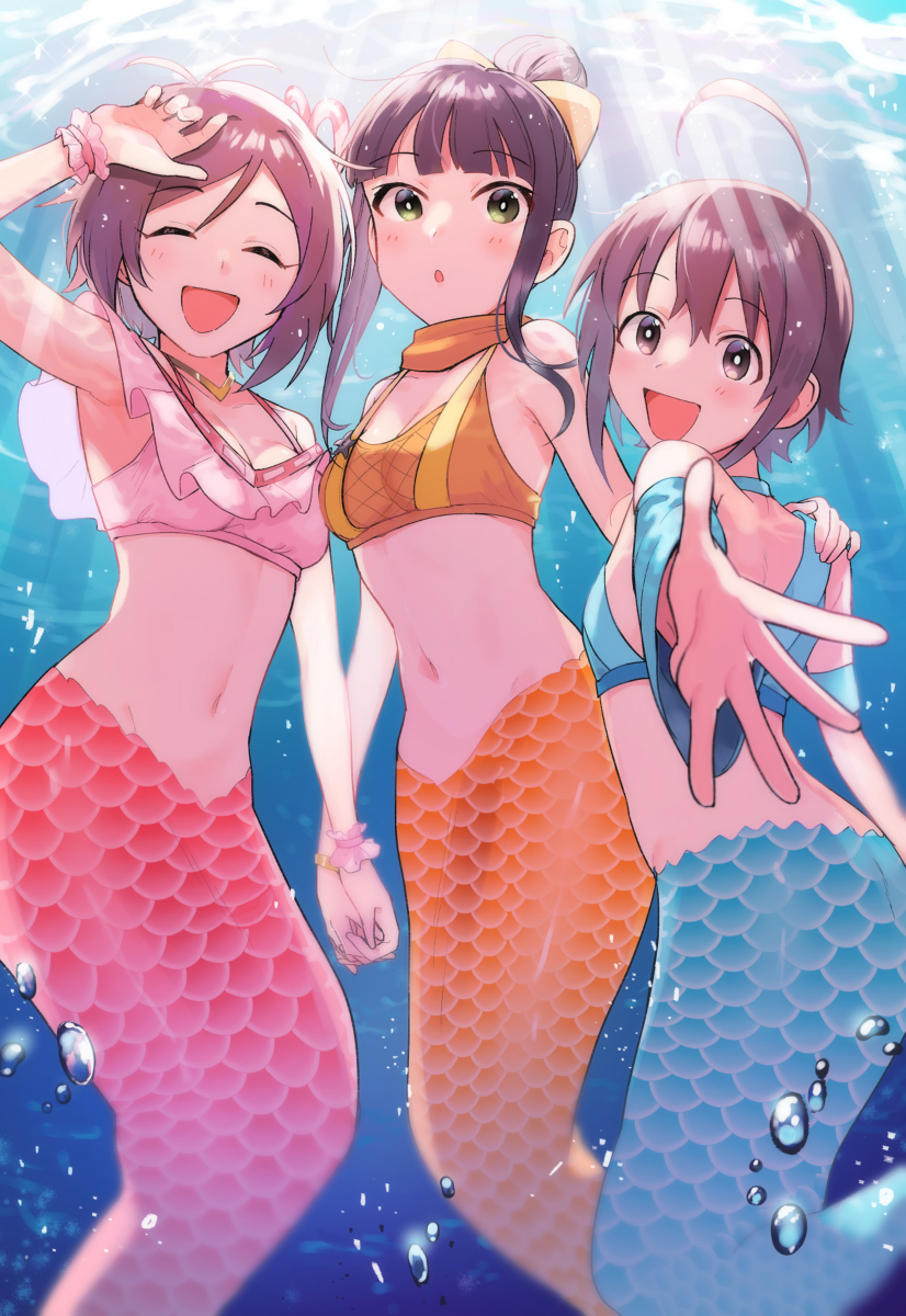 This is a pixiv picture whose title is 人魚あたらよづき.