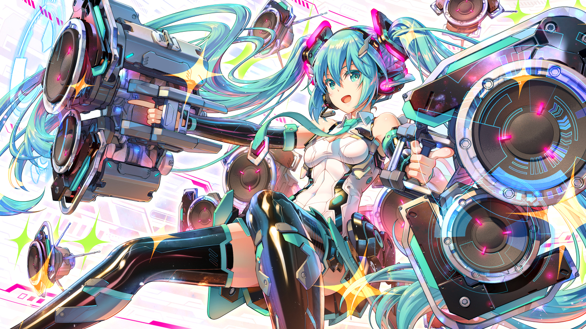 This is a pixiv picture whose title is ミク誕2020.