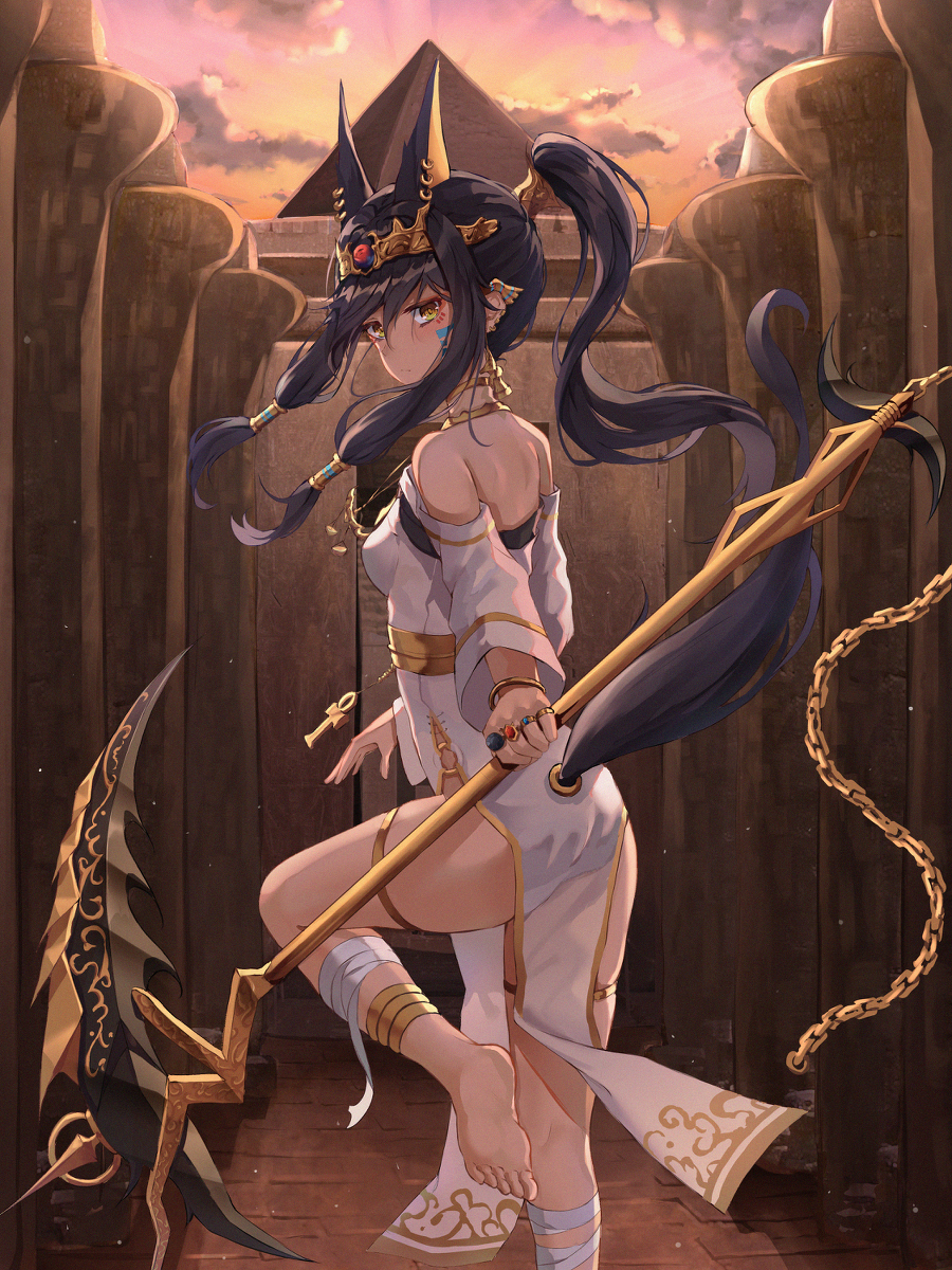 This is a pixiv picture whose title is アヌビス.