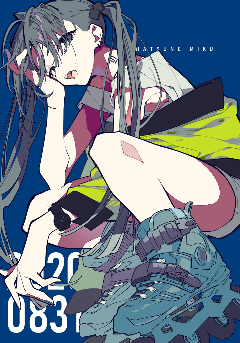 This is a pixiv picture whose title is 8月31日は終わらない.