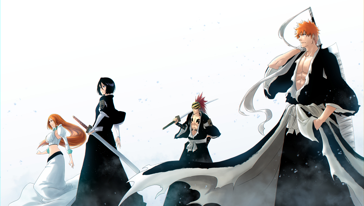 This is a pixiv picture whose title is BLEACH.