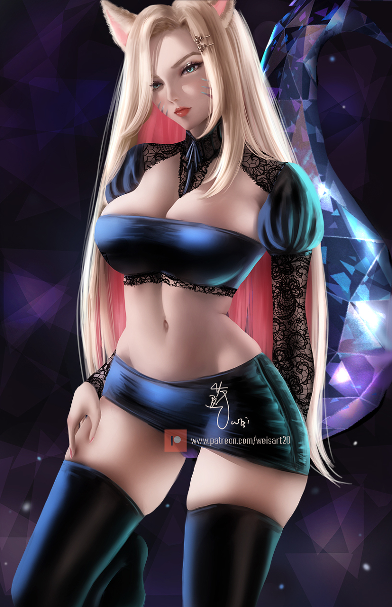 This is a pixiv picture whose title is The Baddest - Ahri.