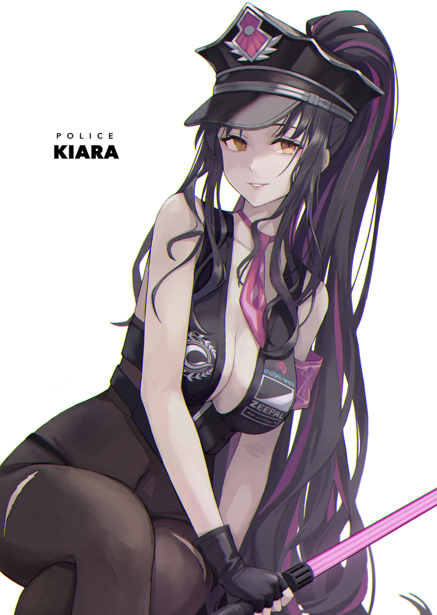 This is a pixiv picture whose title is POLICE KIARA.