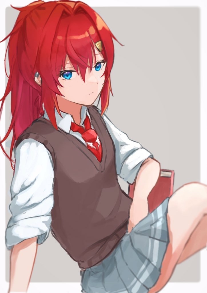 This is a pixiv picture whose title is さんばか100日チャレンジ①.