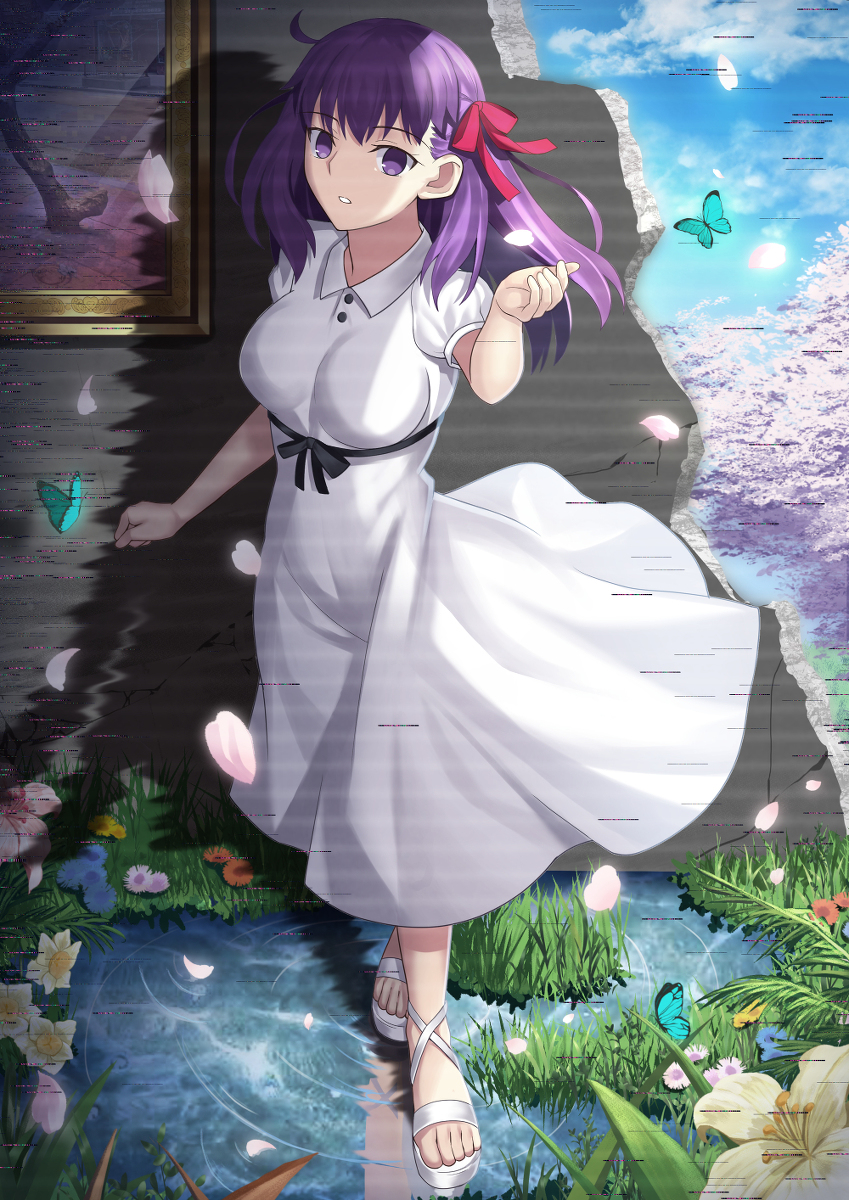 This is a pixiv picture whose title is lost butterfly.