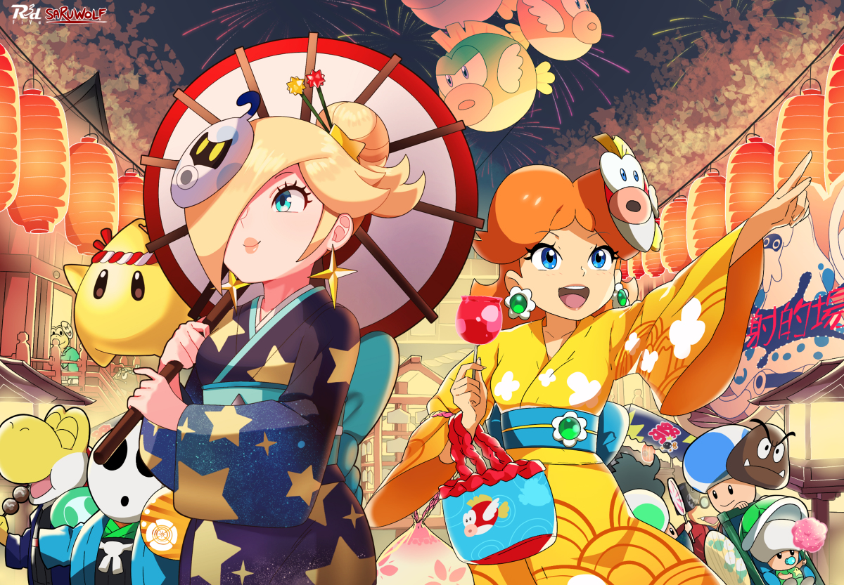 This is a pixiv picture whose title is スーパー夏祭り.