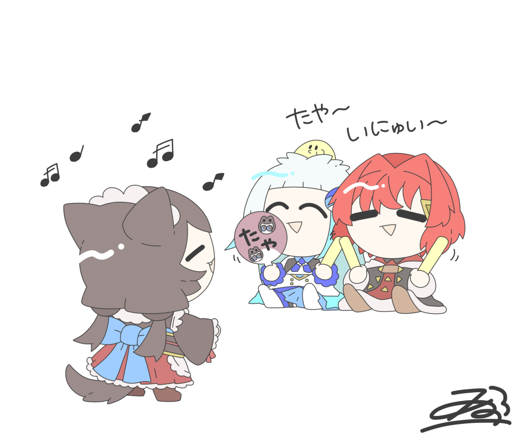 This is a pixiv picture whose title is 落書きさんばか⑨.