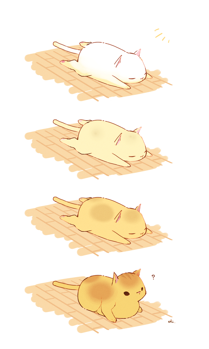 This is a pixiv picture whose title is こんがりねこ.